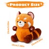 FENYW Red Panda Cuddly Toy, 23 cm Kawaii Panda Plush