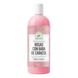 Tónico Facial Productos Mart Mexico Agua de Rosas Baba de Caracol 1L Hipoalergénico