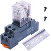 Taiss/AC 220V LED indicator Electromagnetic Coil Relay 8 Pins 10A