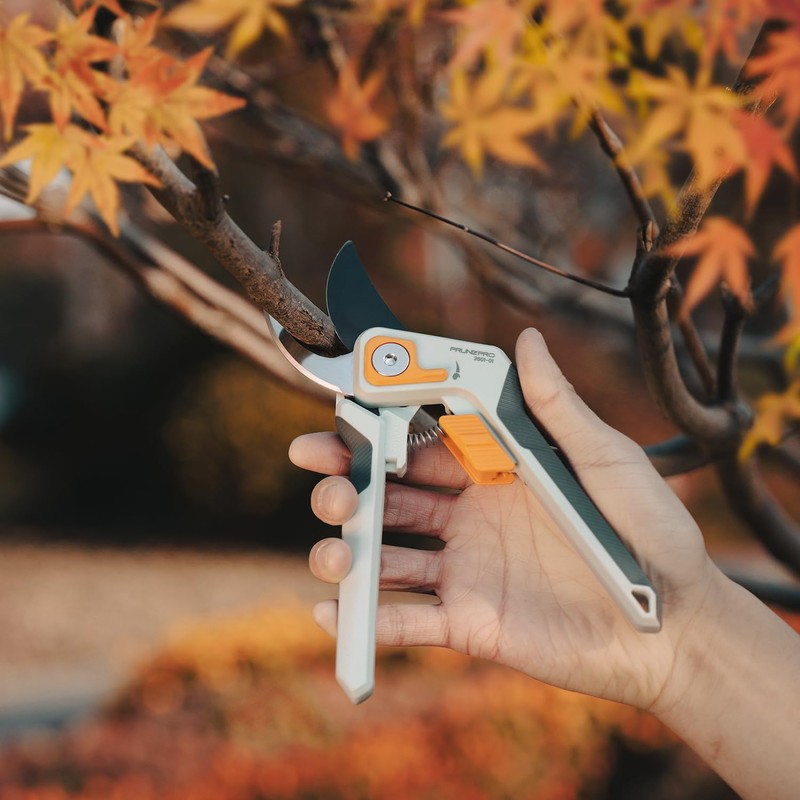 PrunePro 8" Professional Pruning Shears for Gardening 2 Pack Bypass