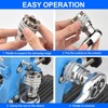 srmiqlye Universal Socket Wrench 10mm-19mm 2pcs 3/8" Drive Universal Tool