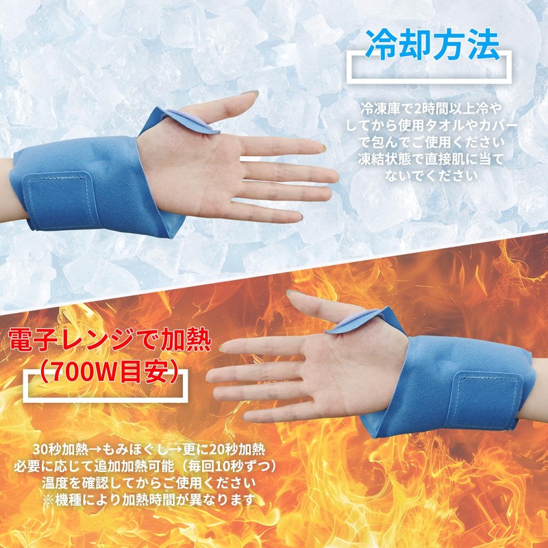World-Bio Icing Supporter Wrist Icing Gel Pack, Hot/Cooling Pack, Double