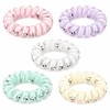 Tangdira Spiral Hair Bobbles Set of 5 Waterproof for Women