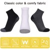COOVAN Mens Athletic Ankle Socks 12 Pack Men Cotton Thick