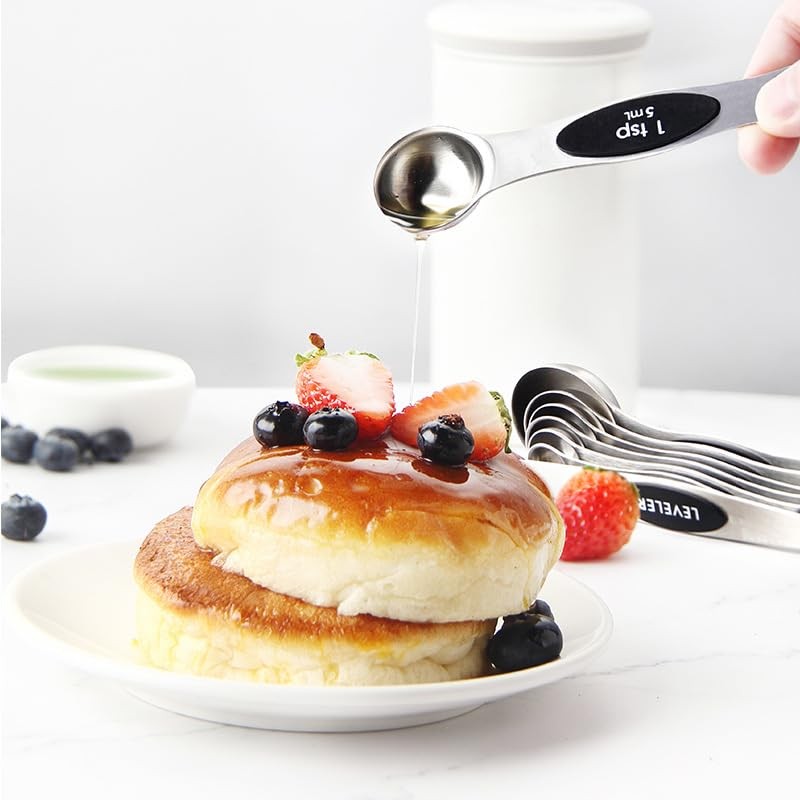 Mage Crab Magnetic Stainless Steel Measuring Cups & Spoons Set