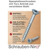 Wood Screws 4.0 x 60 mm Galvanised with Torx Countersunk