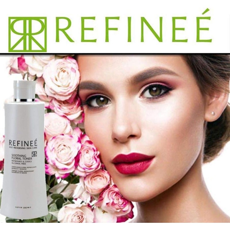 Soothing Floral Toner by Refinee for Women - 6.6 oz