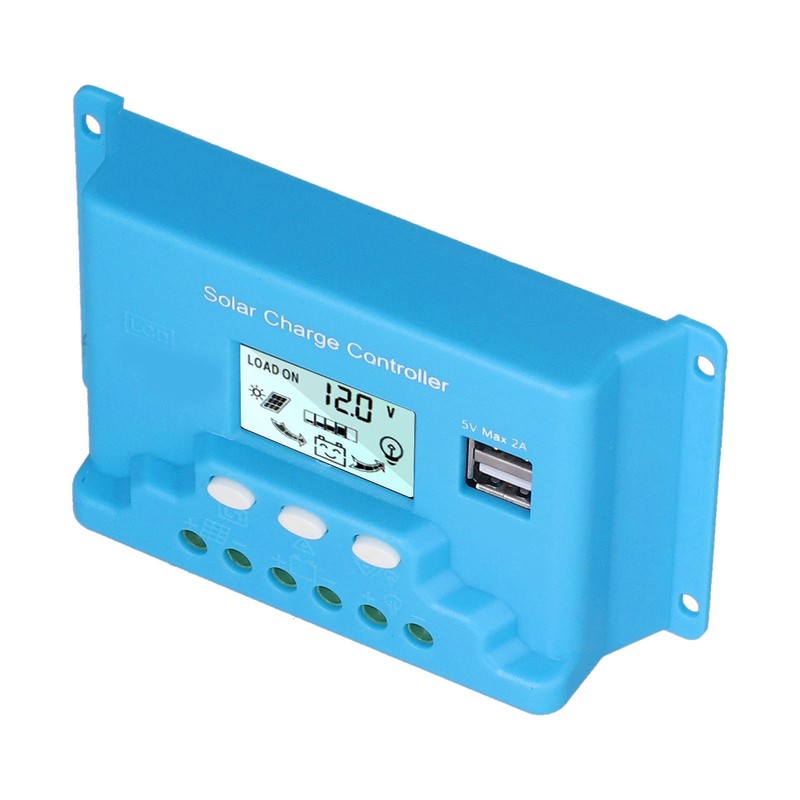 Solar Charge Controller LCD Anti Backfill Circuit Protection Solar Controller