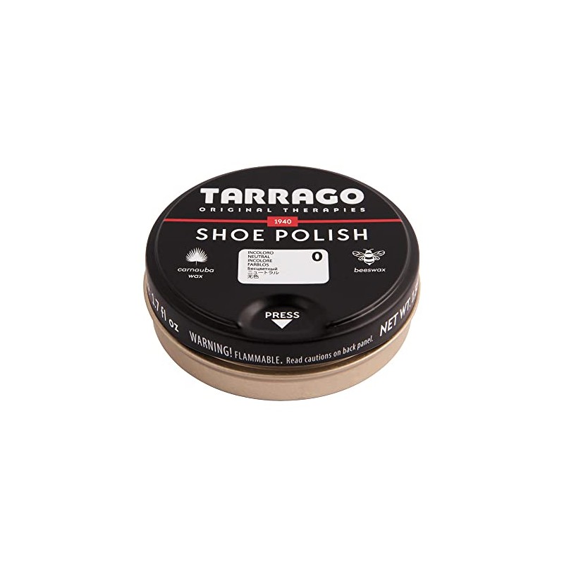 [Tarrago] 鏡面磨き用ワックス ポリッシュ 靴磨き ハイシャイン 靴墨 つや出し ニュートラル 50ml