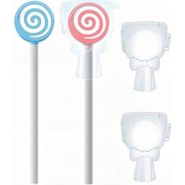 Y-Kelin - Raspador de lengua para niños de 2 a 8 años, limpiador de silicona 100% última intervensión de BPA, lindo piruleta con asas fáciles de agarrar y fundas sonrientes, ayuda a refrescar el mal
