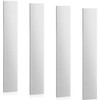 Gisafai 4 Pcs Pure Nickel Strip Nickel Anode Plating Kit