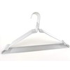 DODIN HOME 10 Silver Wire Notched Hangers Space Saving Metal