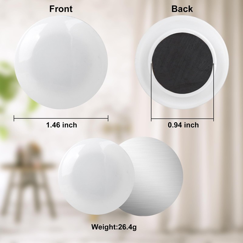 12 PCS Shower Curtain Weights, Magnetic Shower Curtain Weights, Shower