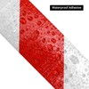 QWORK® Red & White Reflective Tape 2" x 33ft High
