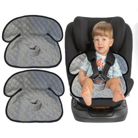 Gulissa 2 Pack Piddle Pad - Potty Training Car Seat Protector, Waterproof Car Seat Cover for Car Seats & Strollers, Non-Slip, Leak-Proof & Washable Fits All Seats for Ages 6 Months to 4 Years (Grey)
