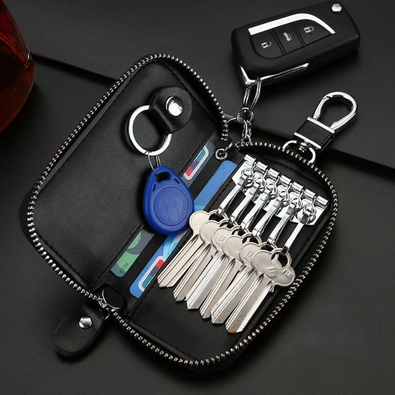 LTLSZRN Leather Key Case, Key Case for Car Keys, Key