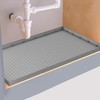 Ganandodias Under Sink Mat 22x34 Durable, Waterproof Silicone Kitchen &