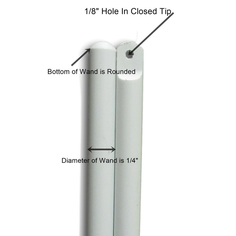 GMA 2 Pack 36" White Blind Tilt Wand - Built