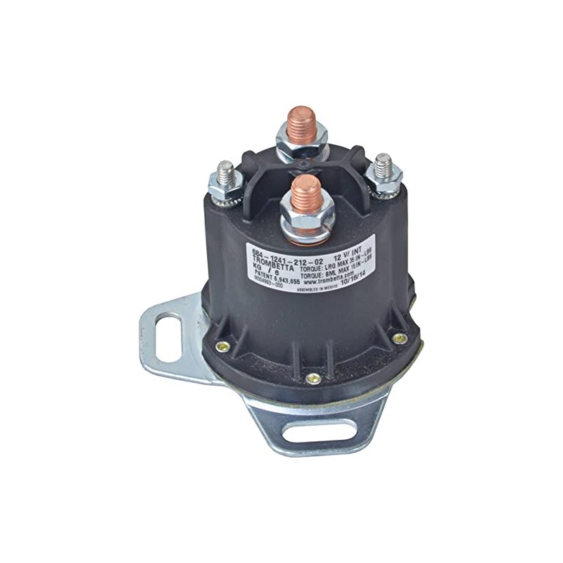 DB Electrical 684-1241-212-02 Solenoid Compatible with/Replacement for 12V 4 Terminals