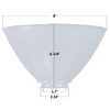 Satco 8 Inch Diameter Reflector-Type IES Replacement Shade for Stiffel