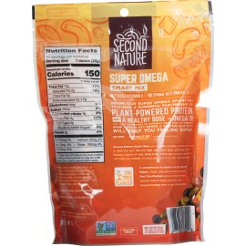 Second Nature Trail Mix Omega Super Smart 10 oz (Pack of 6)
