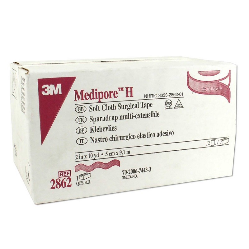 3M Medipore H Soft Cloth Surgical Tape - 2" Wide