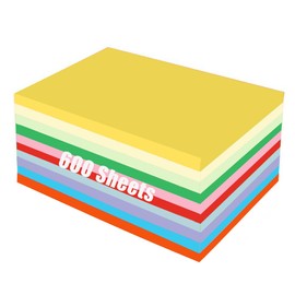 600 Sheets 10 Colors Colored Paper A4 Printer Paper Copy Paper Stationery Paper Multipurpose Colored Printing Paper Origami Paper for DIY Kids Art Craft 8.3" X 11.7", 70gsm