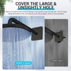 3.5 Inch Large Shower Arm Flange Square Plumbing Cover Plates