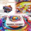 Bgraamiens Paint Splashes - 1000 Pieces Gradient Colorful Impossible Puzzle