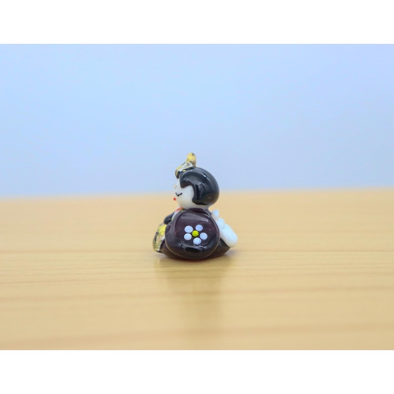 Glass Square, Adorable Glass Hinamatsuri Dolls (Imperial), Small