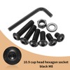 115 Pcs M8 Screws Assortment Kit, Metric Nuts and Bolts