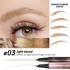 Eyebrow Pen, Waterproof Microblading Eyebrow Pencil, 2-in-1 Dual-Ended 4 Tip