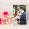 12 Pcs Acrylic Sign Holder Gold Frames Clear Wedding Table