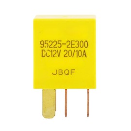 95225-2E300 12VDC 20/10A 5Pins 1 Form C SPDT Quick Connect Normally Closed Automotive Power Relay