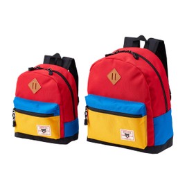 Mikihouse 60-8232-140 Double Bee Rucksack, Plain, Bear, Boys, Girls, Kindergarten, School, Kids, Baby, Children, Bag, Small, Red