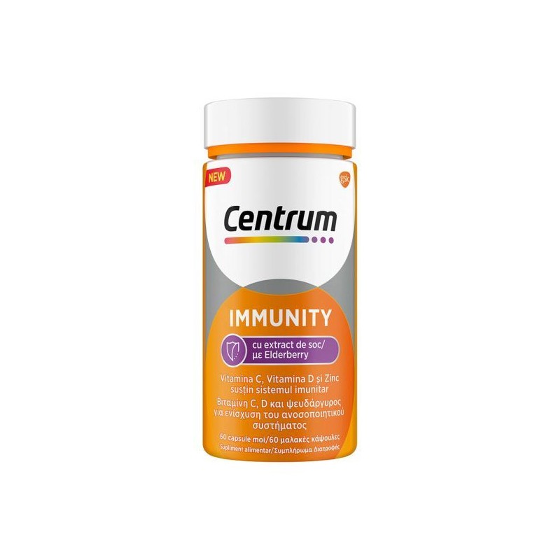 Centrum Immunity Elderberry for Immune System & Antioxidant Protection 60
