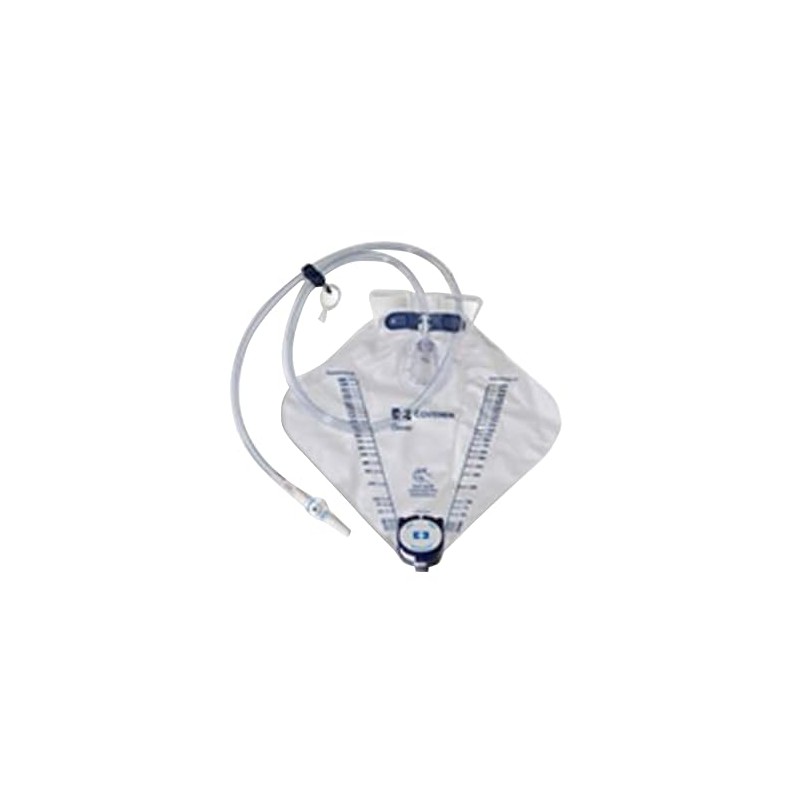 Cardinal Health™ Dover™ Urine Drainage Bag, 2000ML, 48IN Tubing, 6308,