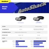 AutoShack Front Vented Drilled & Slotted E-Coated Brake Rotors +