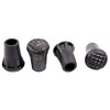 Mons Peak IX Trekking Hiking Walking Poles Rubber Tips (4-Pack)