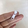 LannuMet 100pcs #3 White Zipper Sliders Zipper Pulls Replacement