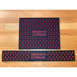 Maker's Mark Makers Mark Extra Large Bar Serving Station Drip Mat & Rail Mat NEW!!