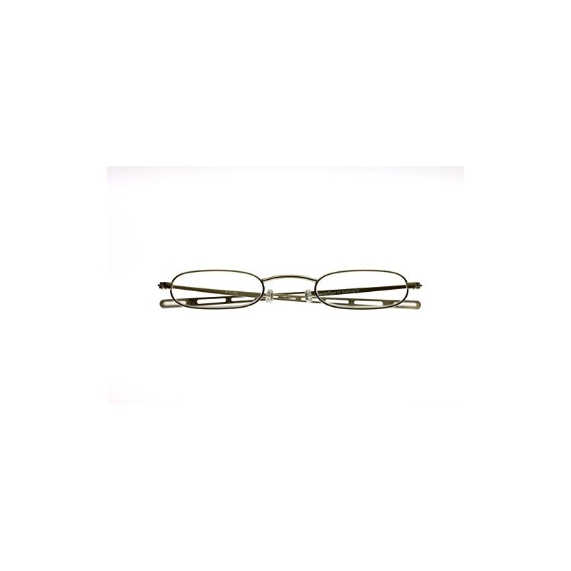Eyemagine Slender Eyes [imajine] Titanium Gray Round Compact Senior Glass