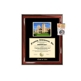 Diploma Frame Big UCLA University of California Los Angeles Graduation Gift Case Embossed Picture Frames Engraving Degree Graduate Bachelor Masters MBA PHD Doctorate School