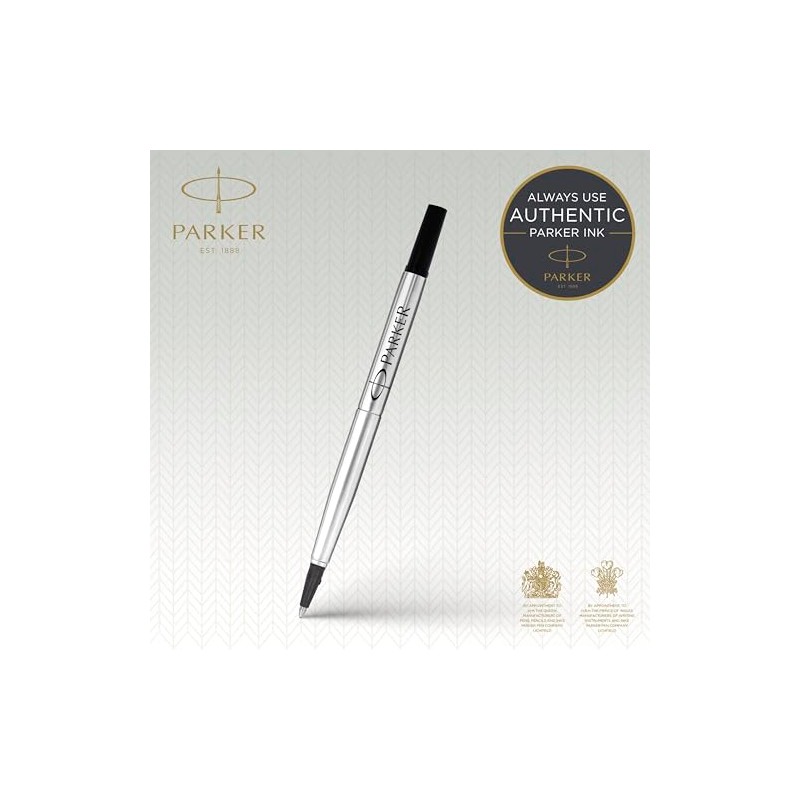 Parker Contact Jumbo Clip Rollerball Pen - Grey Barrel -