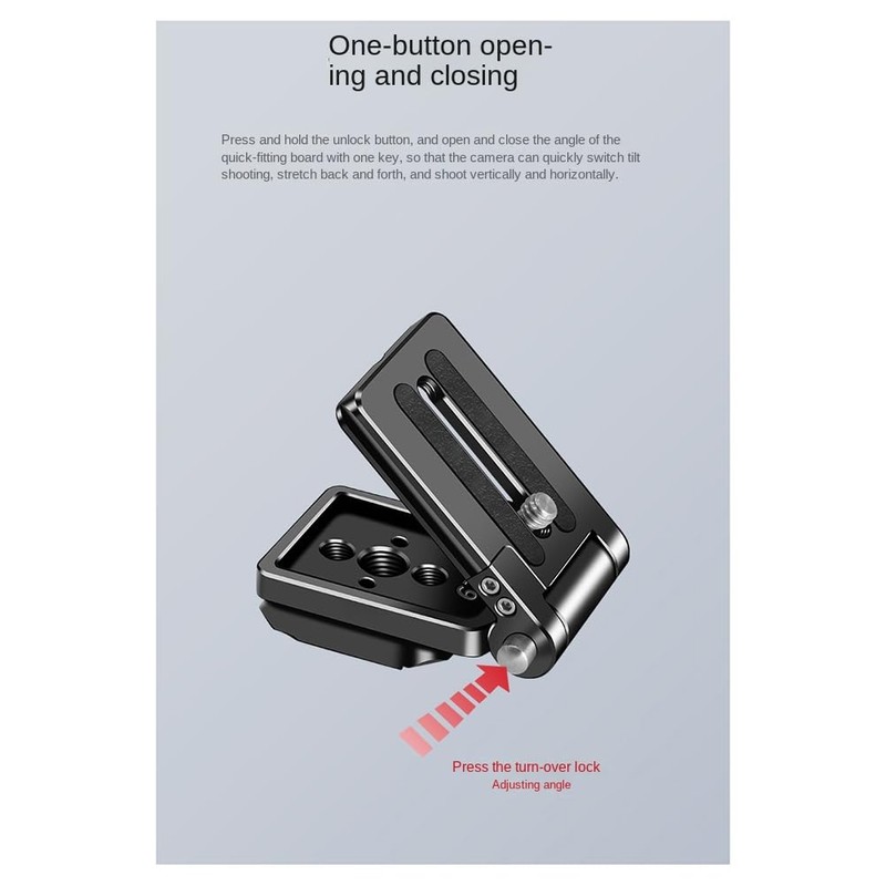 Snblzhef Folding DSLR Camera L Bracket Adjust Angle, Cameras Quick