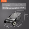 VEVOR Push Lawn Sweeper, 26 Inch Leaf & Grass Collector,