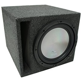 Harmony Audio HA-A122 Subwoofer Bundle with Single 12" Sub Box Enclosure Universal Car Stereo Slotted S Port