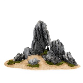 ChaoLeHo Seiryu Stones Natural Slate Stone Rocks 2 to 7 inch Aquariums Stone for Aquascaping, Aquariums, Terrariums, Vivariums Decorative Stone， Reptile Enclosures，Paludariums, and Gardens（10Lb）