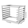 Ghankopd Bun Pan Rack, Bakery Rack Commercial Stainless Steel Sheet