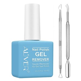Nagellackentferner,1PCS Gel-Nagellackentferner für Gelnägel, entfernt Gel-Nagellack in 3-5 Minuten, keine Folie erforderlich, Einweichen oder Einwickeln, Mit Nagelhautschieber + mit Nagellackschaber